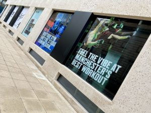 full colour printed window graphics x large