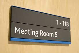 Office Signage Meeting Room 