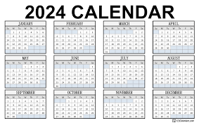 calendar 2024 january